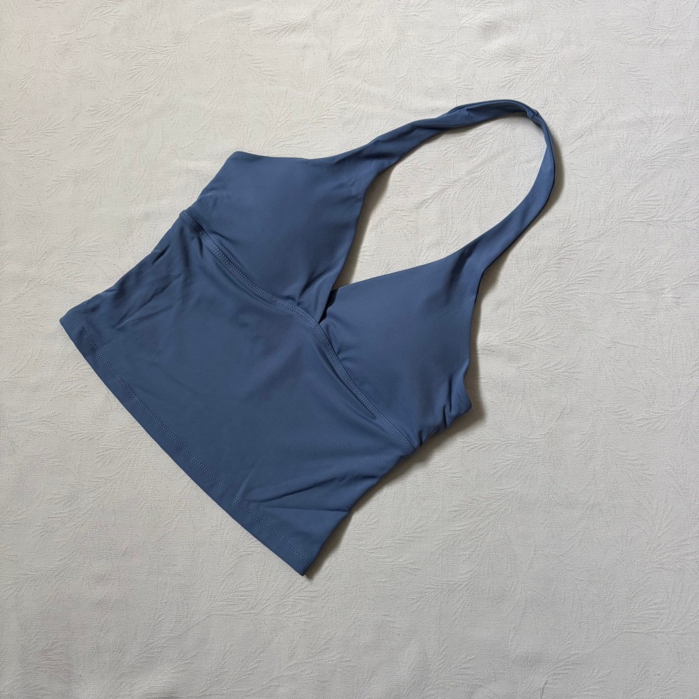 Logo V-neck Hanging Neck Vest  - đánh giá và giá Yoga Fitness Logo