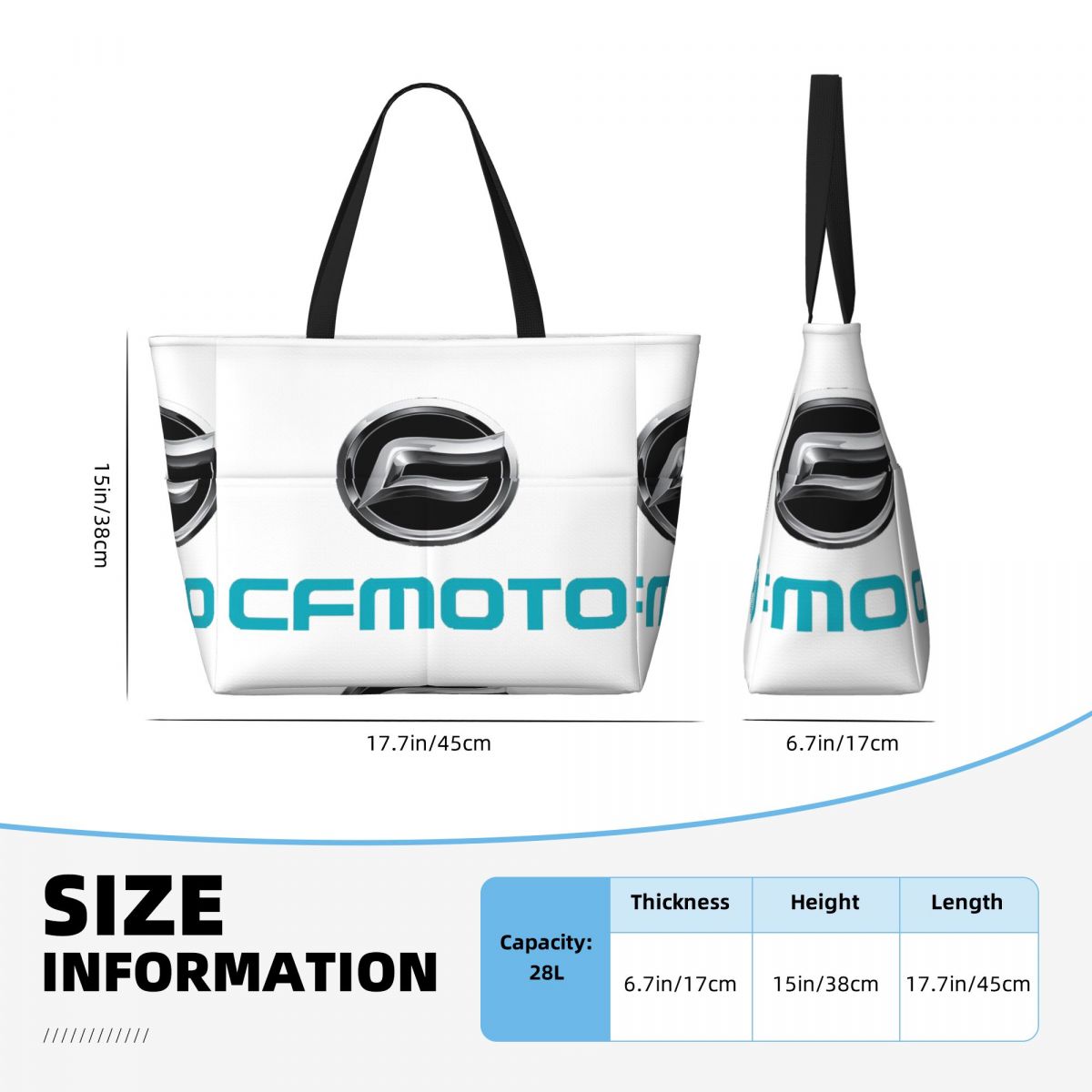 CFMoto Logo Motorcycle Beach T - đánh giá và giá Yoga Fitness Tote