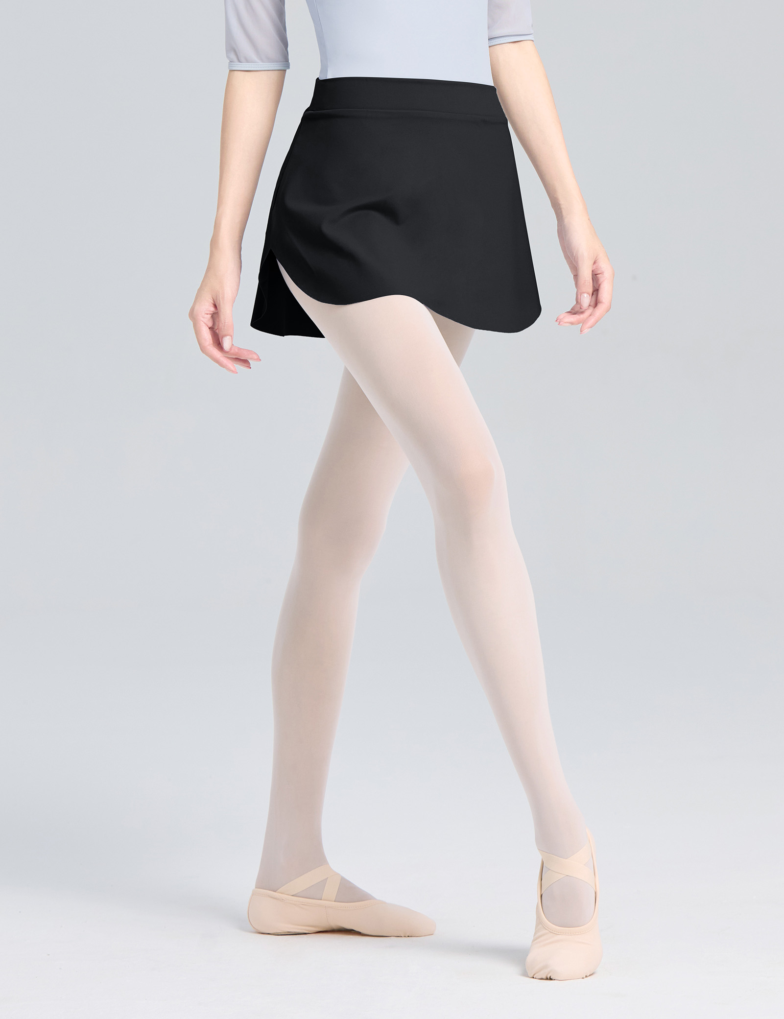 Women Side Split Dance Skirts  - đánh giá và giá Yoga Fitness Dress