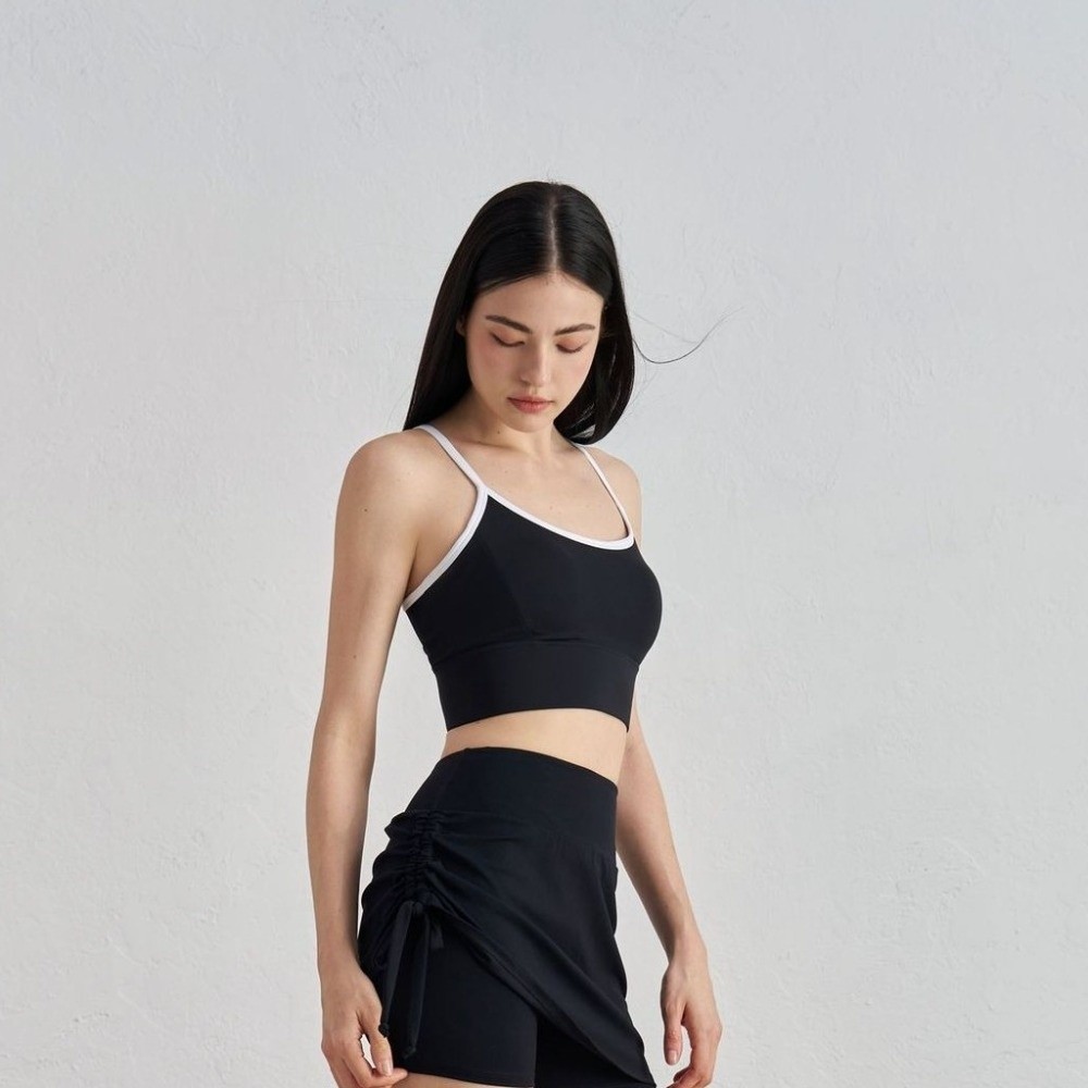 Contrasting Color Sports Vest  - đánh giá và giá Fitness Yoga Youth