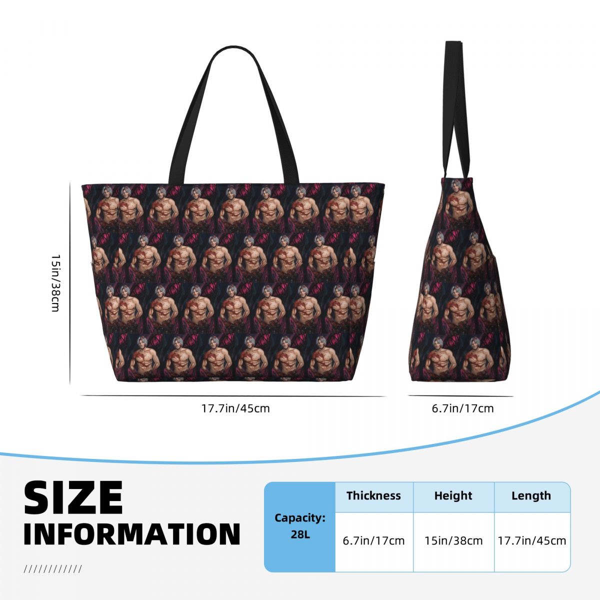 Dante Devil May Cry 5 Classic  - đánh giá và giá Yoga Fitness Tote