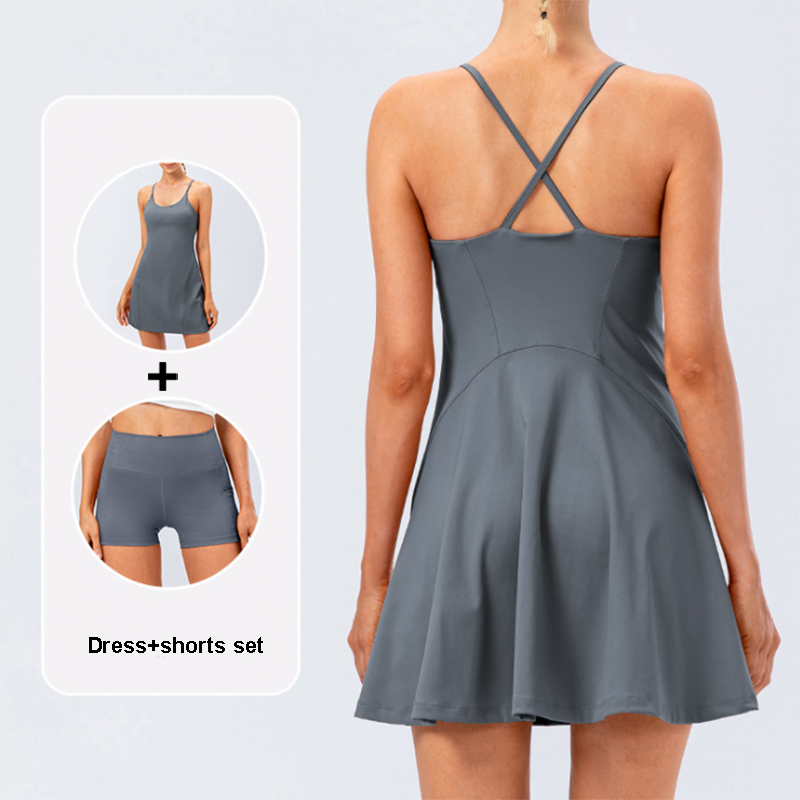 Phụ Nữ Bóng Tập Yoga Váy Cạp C - đánh giá và giá Yoga Fitness Dress
