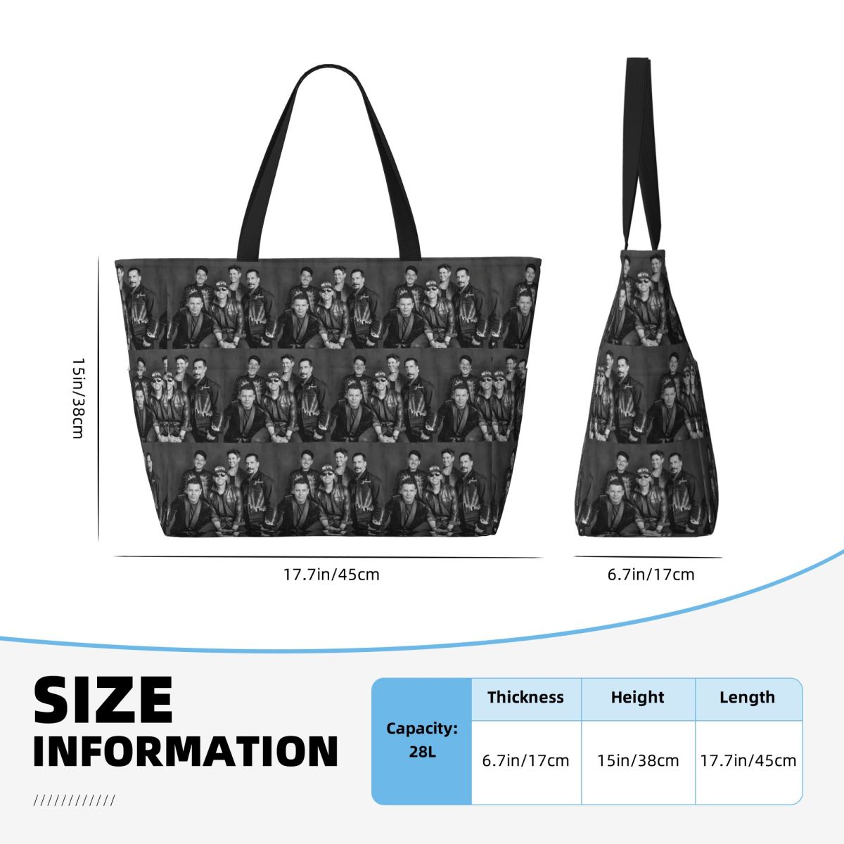 New Kids On The Block Band NKO - đánh giá và giá Yoga Fitness Tote