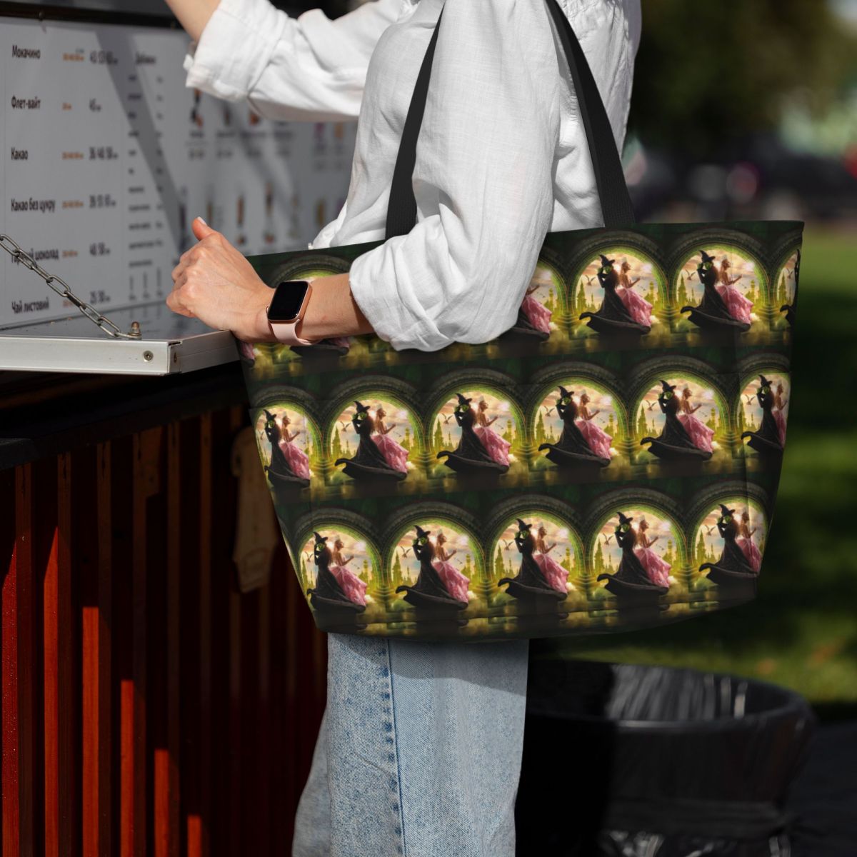 Wicked Musical Beach Tote Bag  - đánh giá và giá Yoga Fitness Music