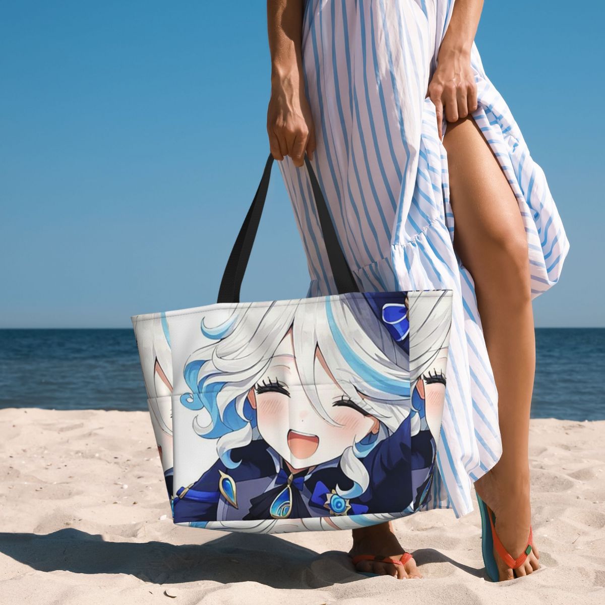 Furina Genshin Impact Beach To - đánh giá và giá Yoga Fitness Tote
