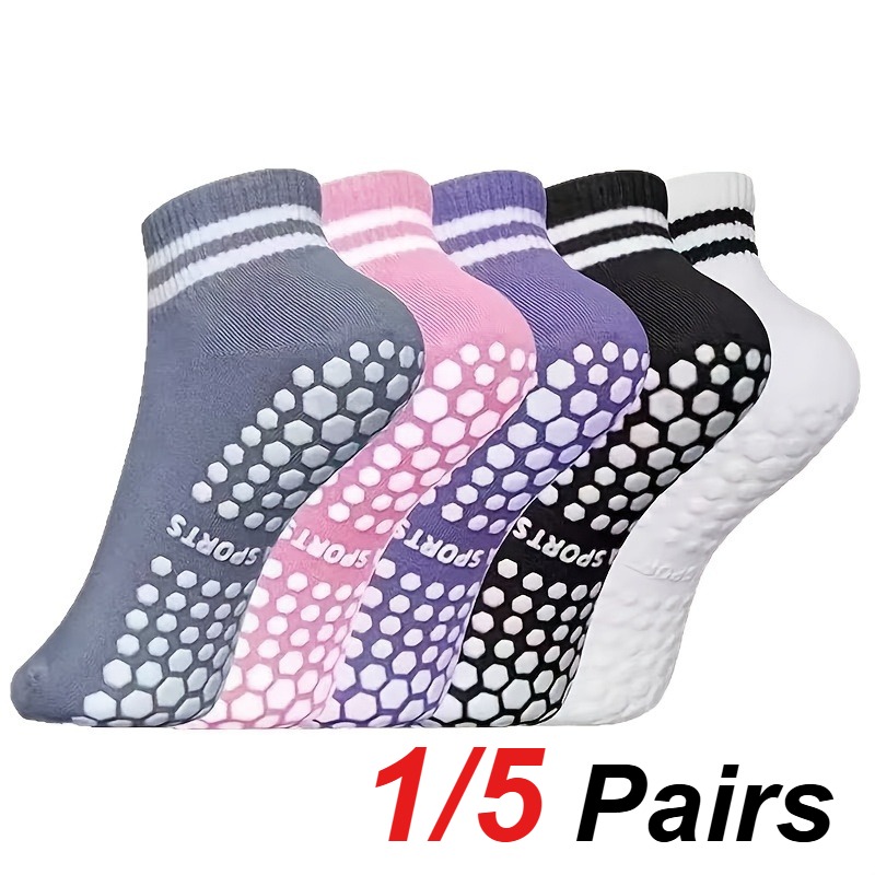 1/5 Pair Women's Silicone Anti - đánh giá và giá Yoga Fitness Dance