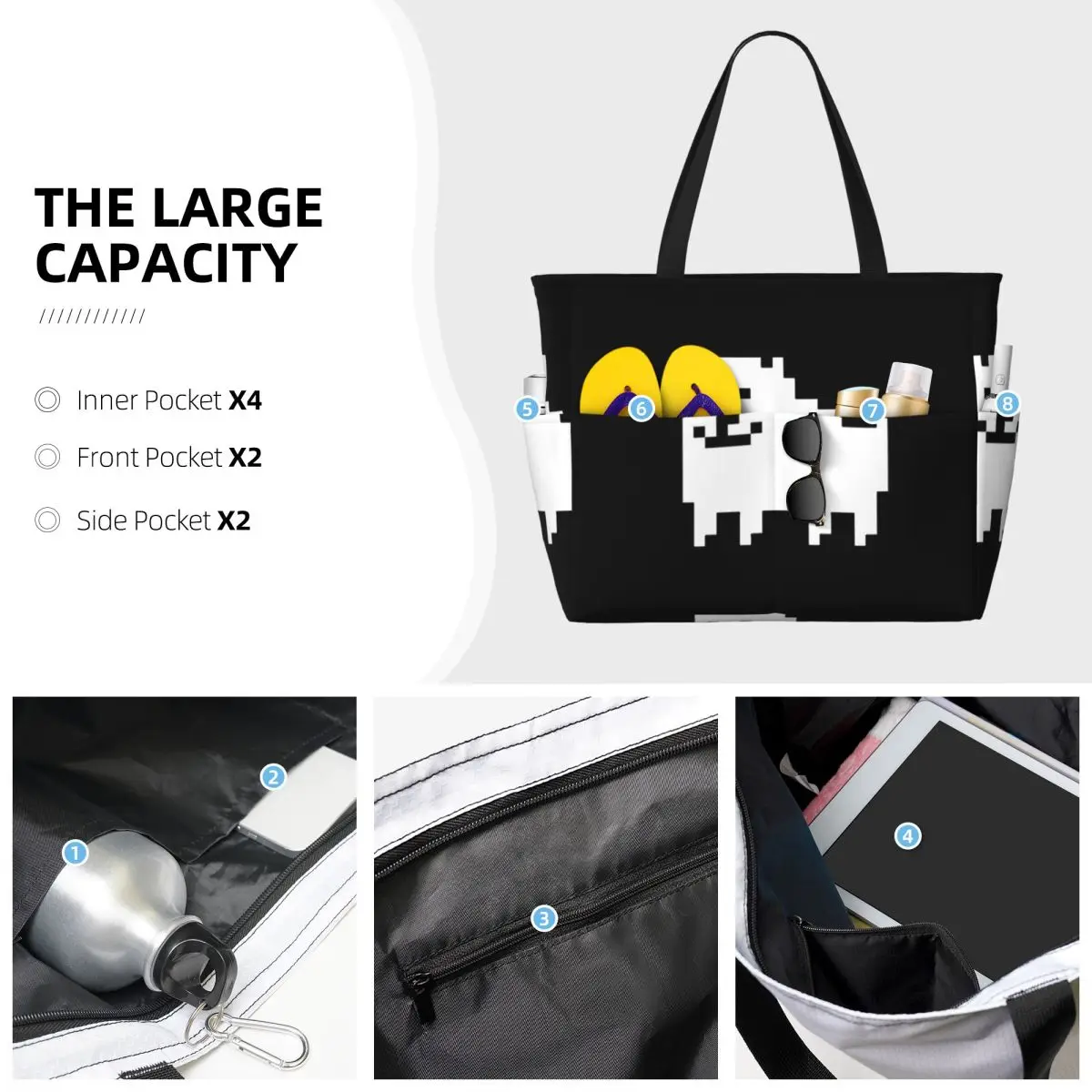 Undertale Annoying Dog Beach T - đánh giá và giá Yoga Fitness Tote