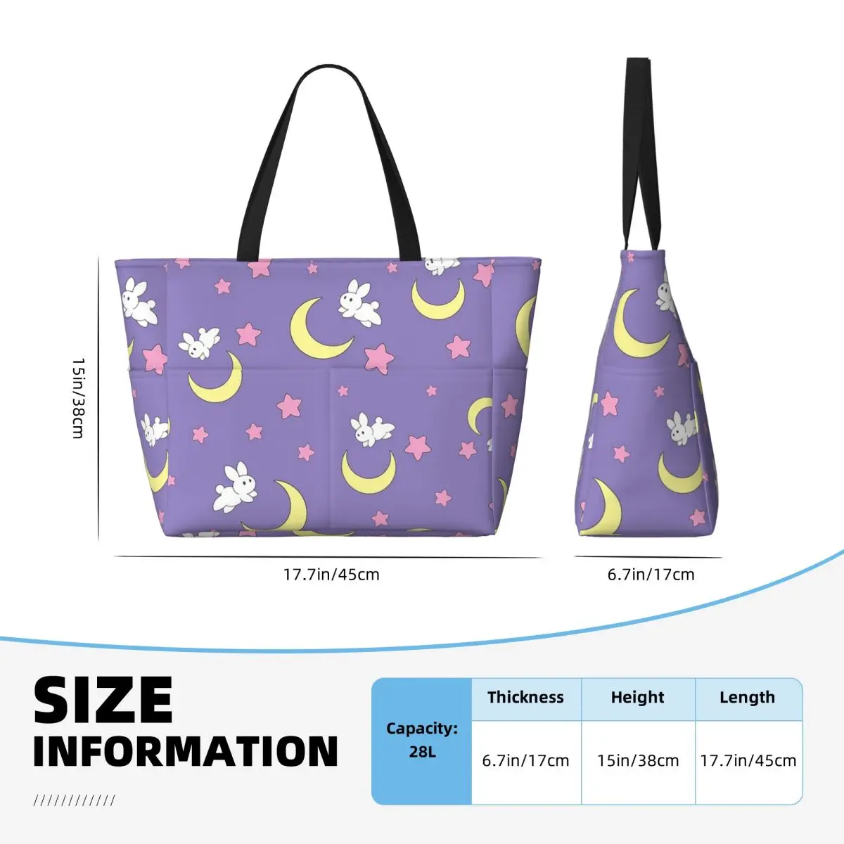 Rabbit Of The Moon Beach Tote  - đánh giá và giá Yoga Fitness Tote