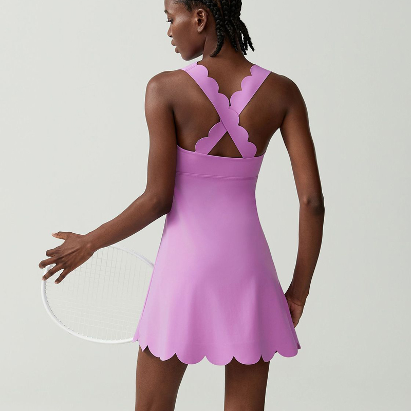 Women Tennis Yoga Dress Solid  - đánh giá và giá Yoga Fitness Dress