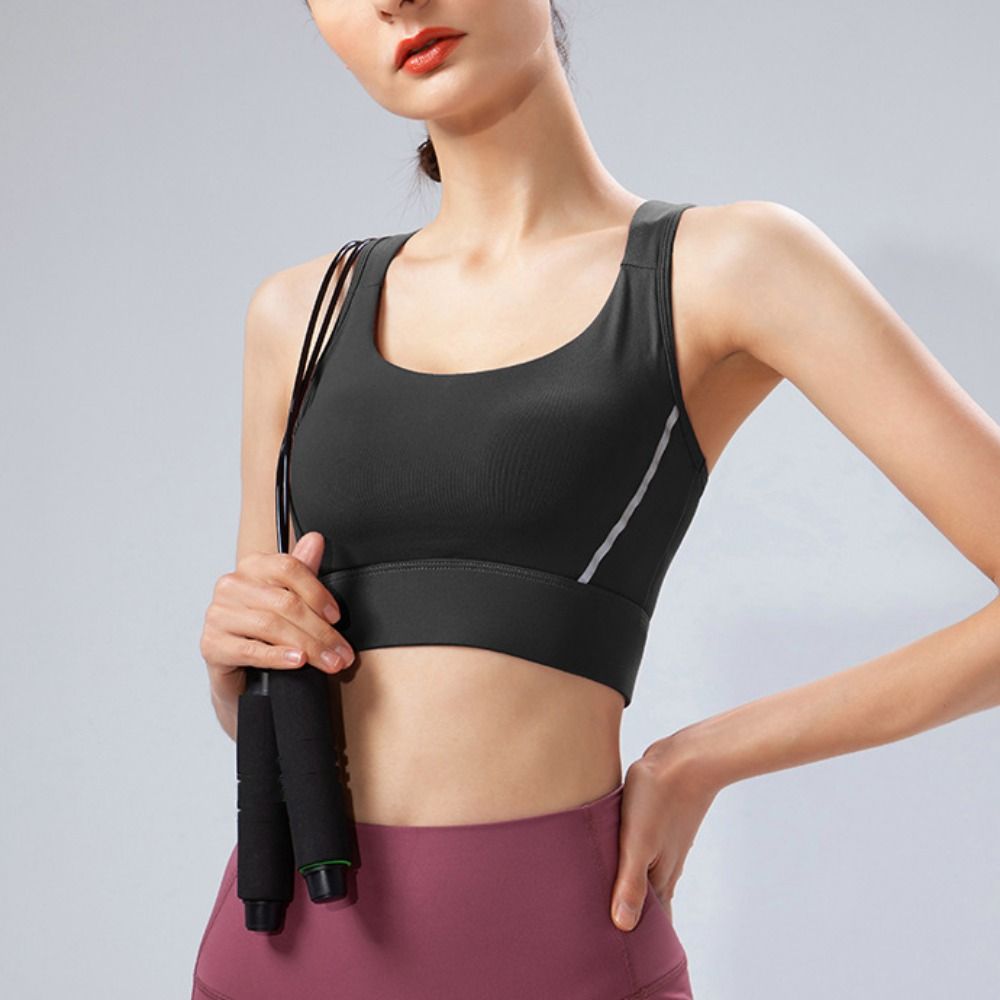 Solid Color I-shaped Sports Br - đánh giá và giá Fitness Yoga Youth