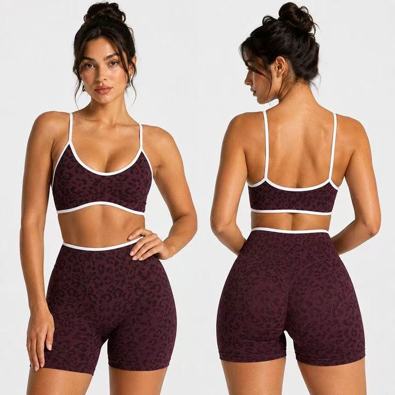 Logo Women Leopard Print Thin  - đánh giá và giá Yoga Fitness Logo