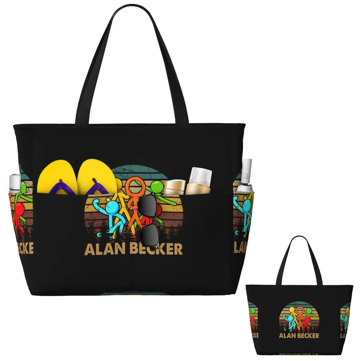 Retro Love Animatiors Alan Des - đánh giá và giá Yoga Fitness Tote