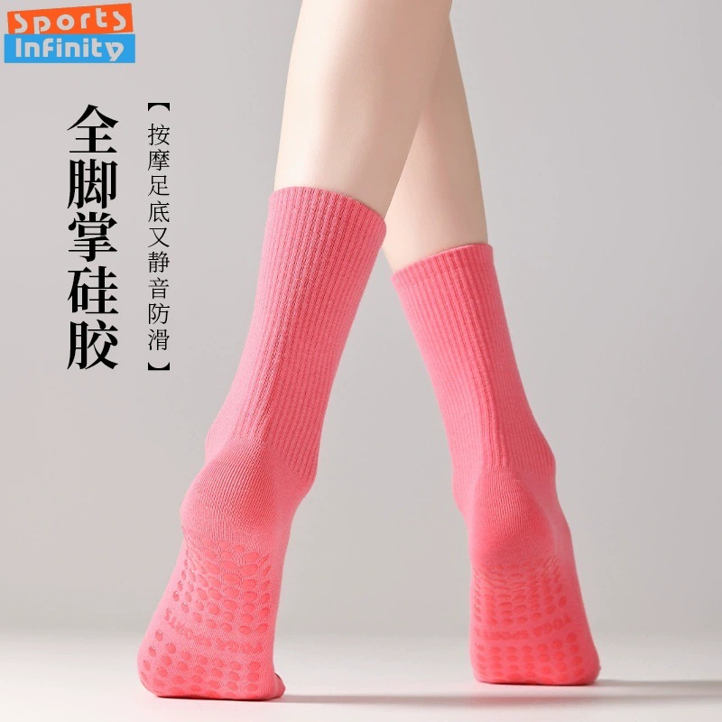 Solid Color Yoga Socks Anti Sl - đánh giá và giá Yoga Fitness Dance